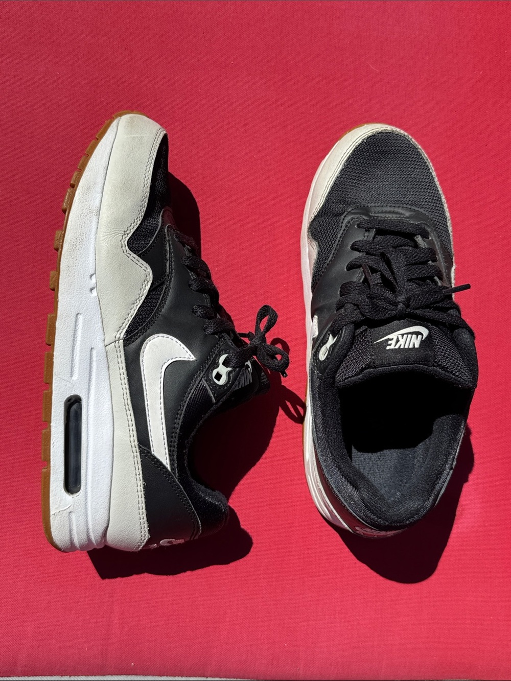 Nike Kids Black and White Low-Top Sneakers